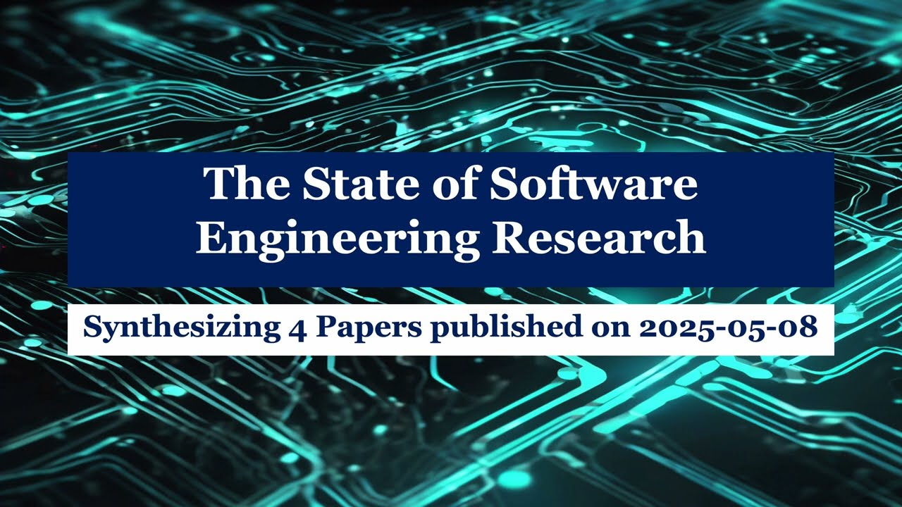 AI Frontiers: Software Engineering Advances (May 8, 2025)