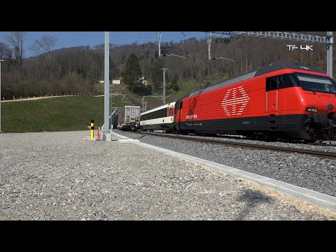 IR 36 am Bözbergtunnel - Railpool Doppeltraktion mit UKV-Güterzug