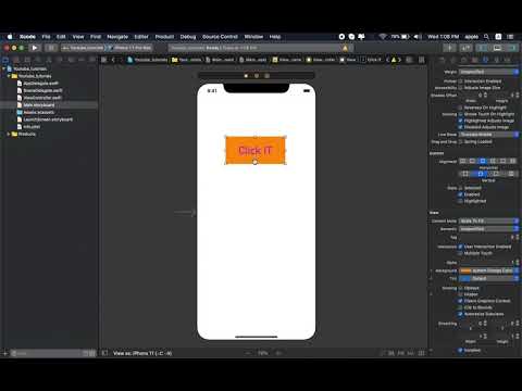 xCode 11.4 - Adding Button and connecting it to Code