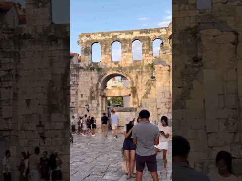 🇭🇷Split, Croatia Walking Tour 2024 #Croatia #Walking #Tour #Shorts