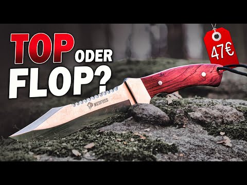 NEDFOSS Jungle King | Was taugt das Bowiemesser aus China? 🇨🇳 | Messer Test