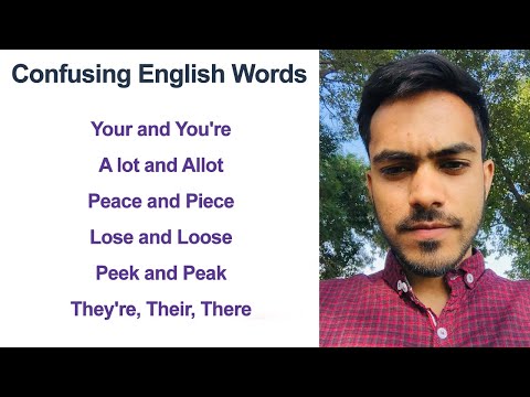 6 Confusing Pair of Words | Confusing Words in English