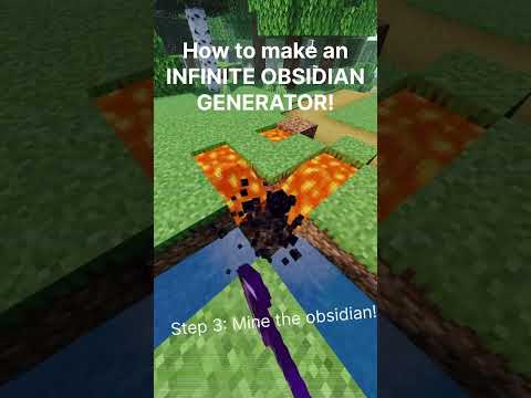 EPIC Minecraft Trick: Unlimited Obsidian Generator!