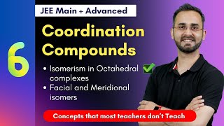 Isomerism in octahedral geometry, Facial and meridional isomers