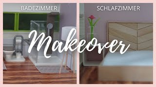 Schlafzimmer und Bad MAKEOVER✨//Pimp my Playmobil//Familie Bäcker