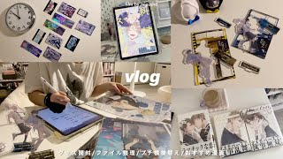 ₍ vlog ₎田舎住み社会人の休日記録🐱🧢┆グッズ開封┆電子書籍＆おすすめ漫画┆プチ模様替え