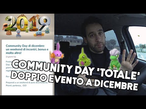 Community Day 'totale'! Doppio evento a dicembre - Pokémon Go Ita