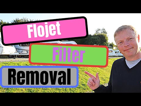 Removing flojet pump filter