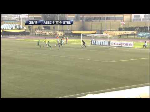 Résumé -- ASEC -- STELLA 1 -- 0 (Ligue1 CIV Journée8)