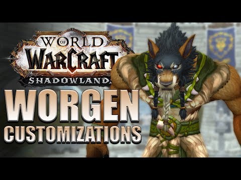 NEW Worgen Customization Options | Shadowlands Alpha