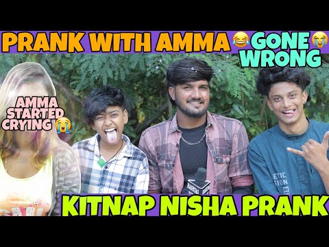 TRENDING GIRL NISHA PRANK HER MOM 🤣 WITH RAHUL TIKY | AMMA CRYING 😭| VJ SAMEER | HASHTAG TODAY