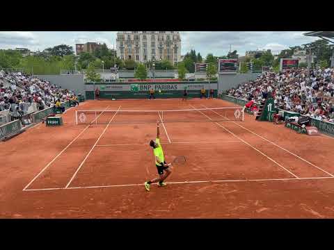 Jakub Menšík - Henrique Rocha / Roland Garros 2025 - Court Level View