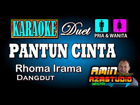 PANTUN CINTA Rhoma Irama KARAOKE Nada DUET
