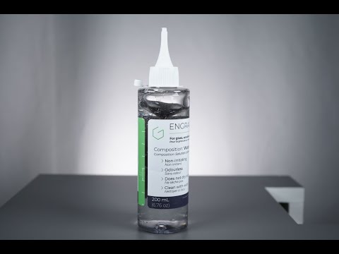 Dia 3–Kaiverrusapuaine GEL metalleille ja lasille (video)