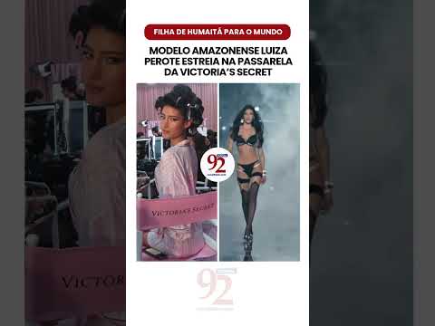 Modelo amazonense Luiza Perote estreia na passarela da Victoria’s Secret