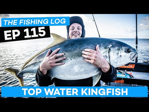 Massive Top Water Kingfish // Flog 115