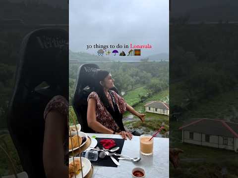 (Check pinned comment) 30 things to do in Lonavala☔️⛰️🌄 #shorts #travel #lonavala