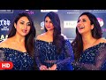 Divyanka Tripathi Glamorous Look In Blue Outfit With Husband Vivek Dahiya At Iconic Gold Awards 2022
