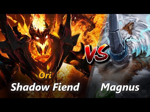 How to Shadow Fiend mid vs Magnus (feat. Ori) | First 7 minutes