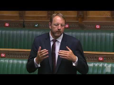 Toby Perkins MP supports the canal in Parliament
