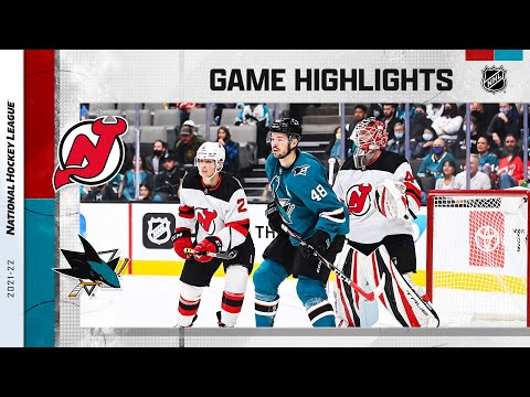 Devils @ Sharks 11/06/21 | NHL Highlights