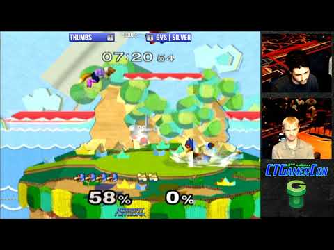 CT GamerCon 3 SSBM - Thumbs (Falco) vs. GVS | Silver (Fox) - Melee WR3
