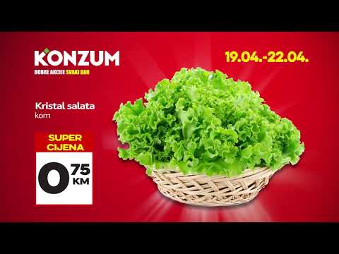 Novi Konzum katalog donosi DOBRE AKCIJE SVAKI DAN! 19.04.-02.05.2018.
