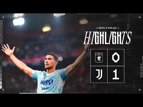 Highlights Serie A | Genoa 0-1 Juventus | Vlahovic entra e la decide, bianconeri a punteggio pieno