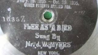 1897 Berliner Record # 1635 - Flee As A Bird