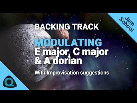 BACKING TRACK –Modulating E major, C major or C lydian & A Dorian