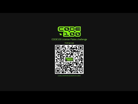 CODE100 Challenge Licenceplates Solution