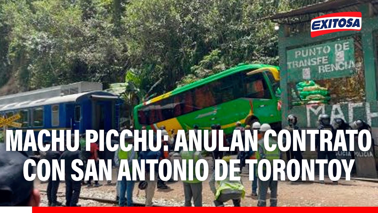 🔴🔵 Machu Picchu: ANULAN CONTRATO con San Antonio de Torontoy por irregularidades en flota de buses