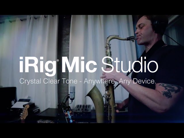 Video Teaser für iRig Mic Studio - Crystal Clear Tone - Anywhere.  Any Device.