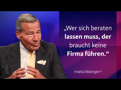 Wolfgang und Bonita Grupp über den Generationenwechsel bei Trigema und Kanzler Merz | maischberger