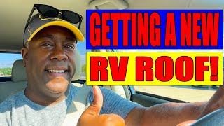 getting ready for a new rv roof i'm so ready