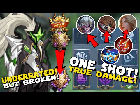YOU WON'T BELIEVE HOW BROKEN THIS TRUE DAMAGE ALPHA BUILD IS! INSTANT DELETE | AUTO WIN MYTHIC MLBB
