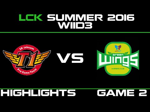 SKT vs JAG Game 2 Highlights LCK Champions 2016 W11D3 SK Telecom T1 vs Jin Air   JAG vs SKT   LCK LO