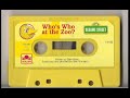 Sesame Street Who S Who At The Zoo Cassette
