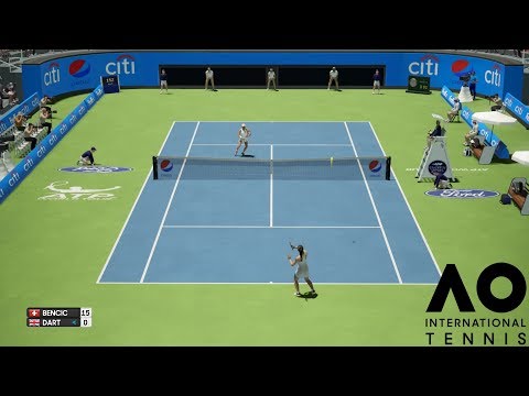 Belinda Bencic vs Harriet Dart - AO International Tennis - PS4 Gameplay