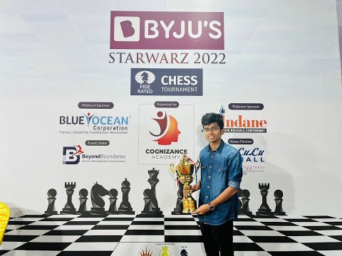 Champion of Byju’s Starwarz Open Fide Chess Tournament 2022 - Rakesh Kumar Jena IM about our event