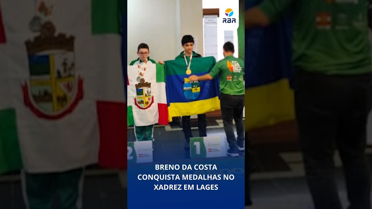 Xeque-mate na OLESC: Breno garante duas medalhas