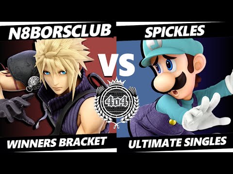 4o4 Smash Night 62 - N8borsclub (Cloud, Marth) vs GUMP2| Spickles (Luigi) - Winners Round 4