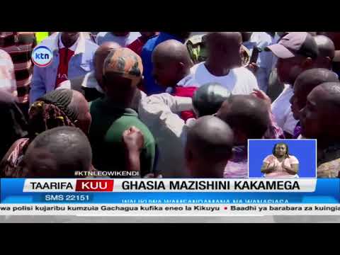 Vurugu zatokea mazishini Kakamega na kujeruhi watu kadhaa na kuharibu mali