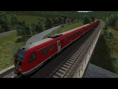 RE30 0938 Nuremberg Hbf to Bayreuth Hbf (Pegnitztalbahn)