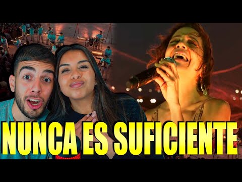 REACCION a LOS ANGELES AZULES y NATALIA LAFOURCADE - NUNCA ES SUFICIENTE