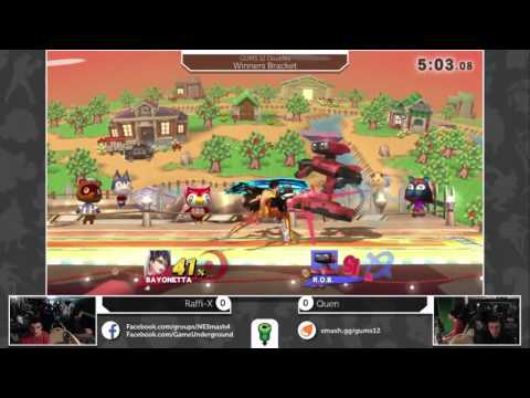 GUMS 12 Singles (Winner's Bracket) - Raffi-X (ROB) vs Quen (Bayonetta)