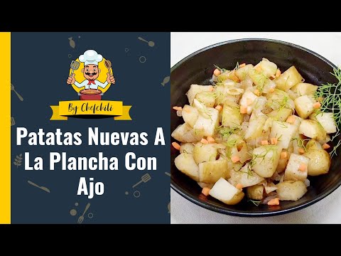 Patatas a la plancha con ajo | Cómo hacer patatas al ajillo | Receta de patatas a la plancha