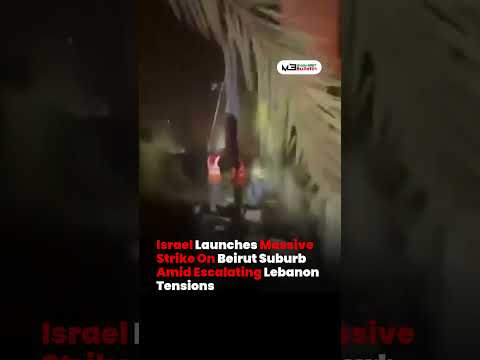 Israel Launches Massive Strike on Beirut Suburb | Lebanon Conflict Escalates Sharply