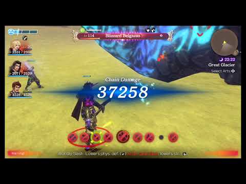 Xenoblade Chronicles: Definitive Edition - Blizzard Belgazas Lv114 (Superboss) vs Lv25/100 coin max
