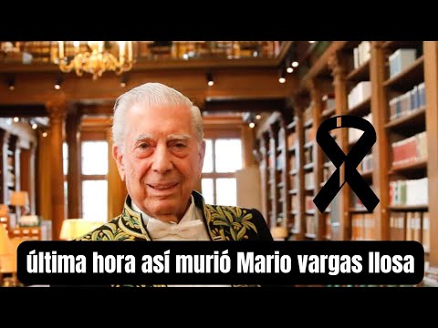 Murió Mario Vargas Llosa, gigante de las letras universales su familia llora su partida.